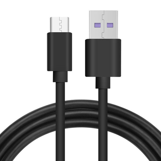 Fast Charge 5A USB Type C Cable For Samsung S20 S9 S8 Xiaomi Huawei P30 Pro Mobile Phone Charging Wire White Blcak Cable