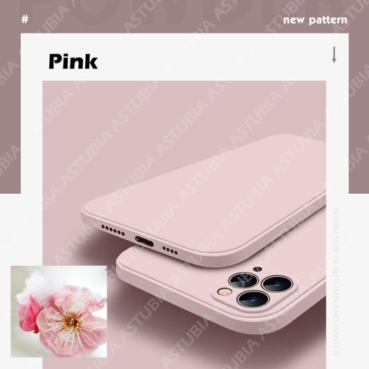 2021 Square Liquid Silicone Case For iPhone 11 12 13 Pro Max Mini X XR XS MAX 7 8 PLUS SE 2020 Cover Full Protector funda coque